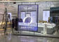 전문 매장을 위한 3.91 밀리미터 투명 유리 LED 디스플레이 2000 시디